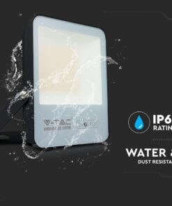 LED Προβολέας 30W V-TAC PRO Samsung Chip Μαύρος 100° 4720lm Αδιάβροχος IP65 Ψυχρό 6400K – 20450