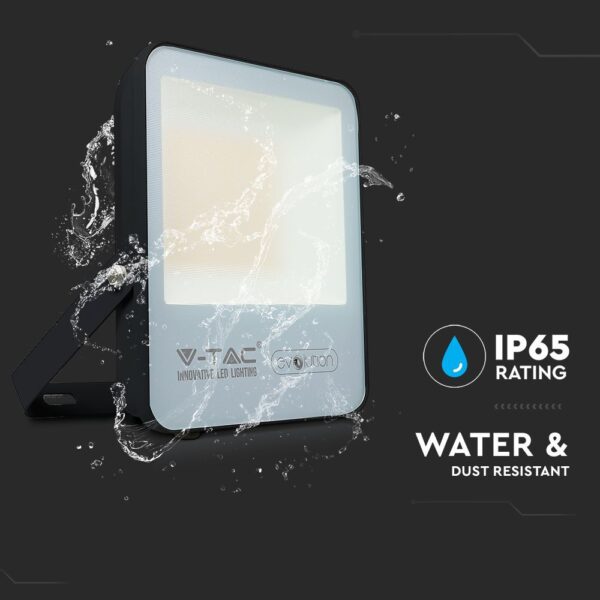 LED Προβολέας 30W V-TAC PRO Samsung Chip Μαύρος 100° 4720lm Αδιάβροχος IP65 Ψυχρό 6400K – 20450
