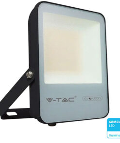 LED Προβολέας 30W V-TAC PRO Samsung Chip Μαύρος 100° 4720lm Αδιάβροχος IP65 Ψυχρό 6400K – 20450