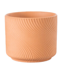 GloboStar® Artificial Garden ASTYPALAIA 20451 Πήλινο Κεραμικό Κασπώ Γλάστρα – Flower Pot Κεραμιδί Φ18cm x Υ16cm