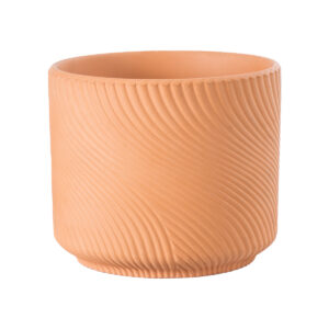 GloboStar® Artificial Garden ASTYPALAIA 20451 Πήλινο Κεραμικό Κασπώ Γλάστρα – Flower Pot Κεραμιδί Φ18cm x Υ16cm