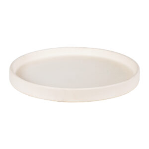 GloboStar® Artificial Garden PARGA 20452 Πήλινο Κεραμικό Κασπώ Γλάστρα – Flower Pot Μπεζ Φ23cm x Υ20.5cm