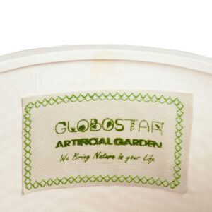 GloboStar® Artificial Garden PARGA 20452 Πήλινο Κεραμικό Κασπώ Γλάστρα – Flower Pot Μπεζ Φ23cm x Υ20.5cm