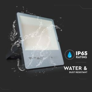 LED Προβολέας 150W V-TAC PRO Samsung Chip Μαύρος 100° 23600lm Αδιάβροχος IP65 Φυσικό Λευκό 4000K – 20455