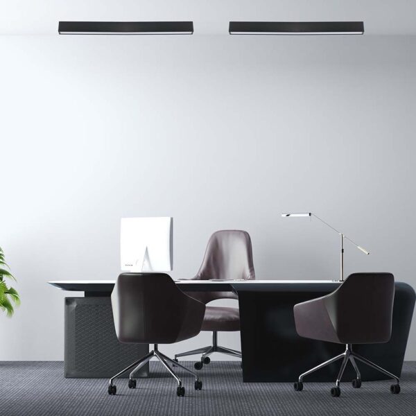 LED Γραμμικό Φωτιστικό V-TAC SAMSUNG 120cm 40W Dimmable Οροφής Μαύρο 4000K V-TAC – 21463