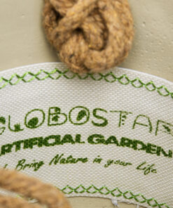 GloboStar® Artificial Garden DONOUSA 20465 Κρεμαστό Πήλινο Κεραμικό Κασπώ Γλάστρα – Flower Pot Μπεζ Φ13.5cm x Υ13cm