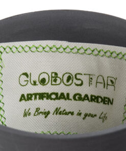 GloboStar® Artificial Garden AIGINA 20466 Κρεμαστό Πήλινο Κεραμικό Κασπώ Γλάστρα – Flower Pot Μαύρο Φ13cm x Υ15cm