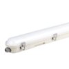LED Αδιάβροχο φωτιστικό Samsung SMD 36W 1.2m φυσικό 4000K sensor milky cover με ανοξείδωτα κλιπς και ανιχνευτή 120lm/W V-TAC – 20468