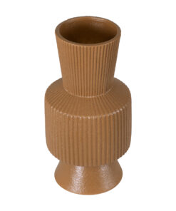 GloboStar® Artificial Garden AMALFI 20469 Πήλινο Κεραμικό Κασπώ Γλάστρα – Flower Pot Κεραμιδί Φ7.5cm x Υ20cm