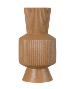 GloboStar® Artificial Garden AMALFI 20469 Πήλινο Κεραμικό Κασπώ Γλάστρα – Flower Pot Κεραμιδί Φ7.5cm x Υ20cm