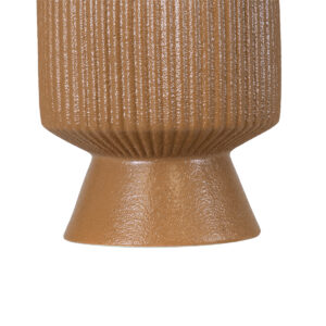 GloboStar® Artificial Garden AMALFI 20469 Πήλινο Κεραμικό Κασπώ Γλάστρα – Flower Pot Κεραμιδί Φ7.5cm x Υ20cm