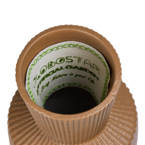 GloboStar® Artificial Garden AMALFI 20469 Πήλινο Κεραμικό Κασπώ Γλάστρα – Flower Pot Κεραμιδί Φ7.5cm x Υ20cm