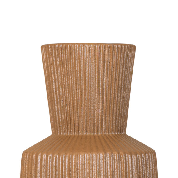 GloboStar® Artificial Garden AMALFI 20471 Πήλινο Κεραμικό Κασπώ Γλάστρα – Flower Pot Κεραμιδί Φ9.5cm x Υ25cm