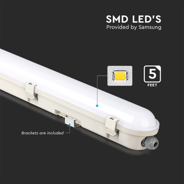 LED Φωτιστικό 70W Τύπου Φθορίου 150cm V-TAC PRO Samsung Chip 120° 8400lm IP65 Ψυχρό 6400K – 20476