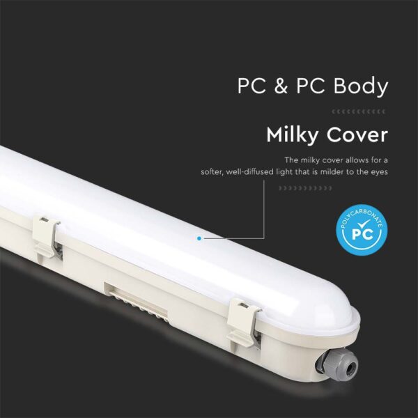 LED Φωτιστικό 70W Τύπου Φθορίου 150cm V-TAC PRO Samsung Chip 120° 8400lm IP65 Ψυχρό 6400K – 20476