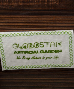 GloboStar® Artificial Garden ANTIPAXOS 20476 Επιτοίχιο Ξύλινο Κασπώ Γλάστρα – Flower Pot Καφέ Φ38cm x Υ45cm