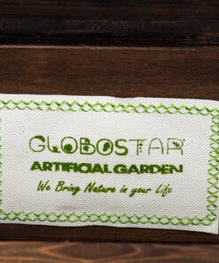 GloboStar® Artificial Garden SIKINOS 20477 Επιτοίχιο Ξύλινο Κασπώ Γλάστρα – Flower Pot Καφέ Φ38cm x Υ45cm