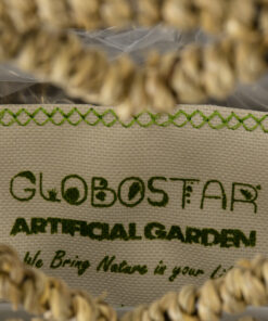 GloboStar® Artificial Garden MALTA 20478 ΣΕΤ 2 Επιτοίχια Ρατάν Πλεκτά Κασπώ Γλάστρες – Flower Pots Μπεζ A:Φ24cm x Υ14cm B:Φ30cm x Υ26cm
