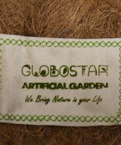 GloboStar® Artificial Garden SALAMINA 20480 Κρεμαστό Κασπώ Γλάστρα – Flower Pot από Φλοιό Καρύδας Καφέ Φ30cm x Υ15cm