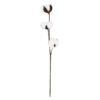 GloboStar® Artificial Garden COTTON BRANCH 20493 Τεχνητό Διακοσμητικό Κλαδί βαμβάκι Υ43cm