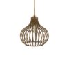 IDEAL LUX Κρεμαστό Φωτιστικό ONION 1xE27 Καφέ Χρώματος – 205281