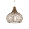 IDEAL LUX Κρεμαστό Φωτιστικό ONION 1xE27 Καφέ Χρώματος – 205311