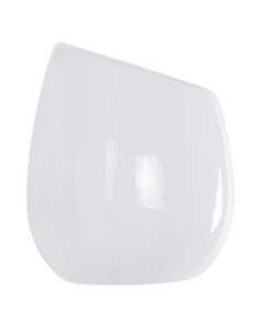 GloboStar® Artificial Garden GRENADA 20537 Διακοσμητικό Κεραμική Γλάστρα Λευκή Φ12 x Υ13