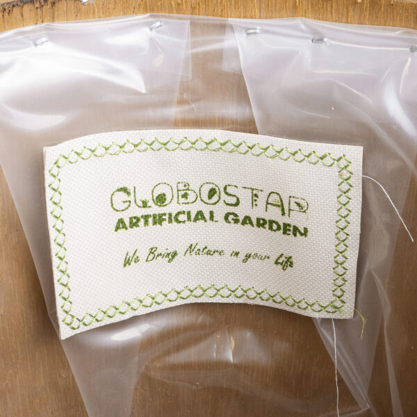 GloboStar® Artificial Garden JAMAICA 20555 Διακοσμητικό Ξύλινο Κασπώ Γλάστρα – Flower Pot Καφέ Φ27 x Υ61cm