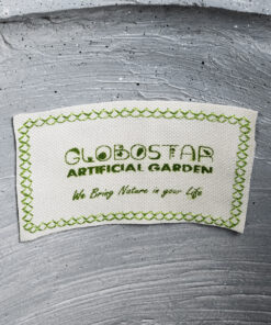 GloboStar® Artificial Garden LOUISIANA 20567 ΣΕΤ 2 Διακοσμητικά Πολυεστερικά Τσιμεντένιά Κασπώ Γλάστρες – Flower Pots Γκρι A:Φ36 x Υ54cm B:Φ32 x Υ49cm