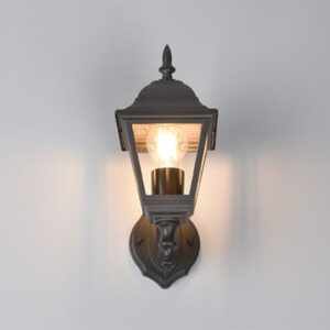 Φαναράκι Τοίχου Μαύρο Ματ LIVENZA 1 x E27 IP44 Trio Lighting – 205760132