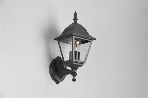 Φαναράκι Τοίχου Μαύρο Ματ LIVENZA 1 x E27 IP44 Trio Lighting – 205760132