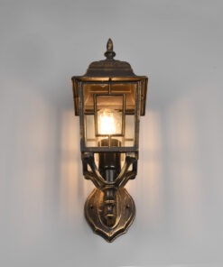 Φαναράκι Τοίχου σε Απόχρωση Αντικέ Σκουριά VOLTURNO 1 x E27 IP44 Trio Lighting – 205960128