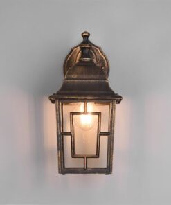 Φαναράκι Τοίχου σε Απόχρωση Αντικέ Σκουριά VOLTURNO 1 x E27 IP44 Trio Lighting – 205967128