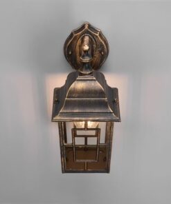 Φαναράκι Τοίχου σε Απόχρωση Αντικέ Σκουριά VOLTURNO 1 x E27 IP44 Trio Lighting – 205967128