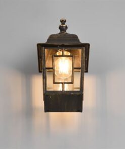 Φαναράκι Τοίχου σε Απόχρωση Αντικέ Σκουριά VOLTURNO 1 x E27 IP44 Trio Lighting – 205967128