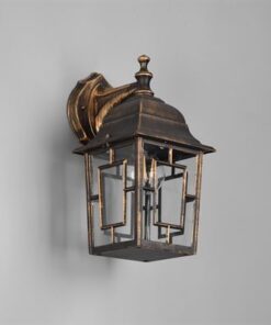 Φαναράκι Τοίχου σε Απόχρωση Αντικέ Σκουριά VOLTURNO 1 x E27 IP44 Trio Lighting – 205967128