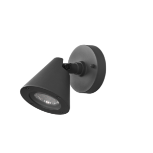 Φωτιστικό Τοίχου Trio Lighting GU10 Ανθρακί Αλουμίνιο IP44 206060142