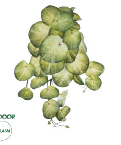 GloboStar® Artificial Garden SYNGONIUM HANGING PLANT 20607 Τεχνητό Διακοσμητικό Κρεμαστό Φυτό Συγκόνιο Υ45cm