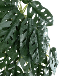 GloboStar® Artificial Garden MONSTERA HANGING PLANT 20608 – Τεχνητό Διακοσμητικό Κρεμαστό Φυτό Μονστέρα Υ45cm
