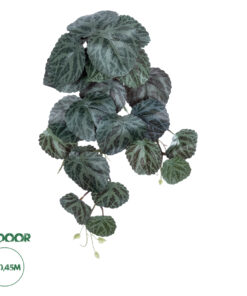 GloboStar® Artificial Garden BEGONIA HANGING PLANT 20610 Τεχνητό Διακοσμητικό Κρεμαστό Φυτό Βιγόνια Υ45cm