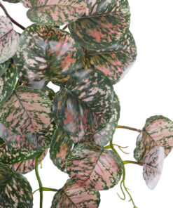 GloboStar® Artificial Garden POLKA HANGING PLANT 20612 Τεχνητό Διακοσμητικό Κρεμαστό Φυτό Πόλκα Υ45cm