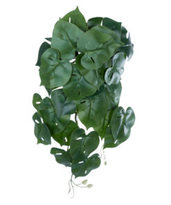 GloboStar® Artificial Garden MONSTERA HANGING PLANT 20613 – Τεχνητό Διακοσμητικό Κρεμαστό Φυτό Μονστέρα Υ45cm