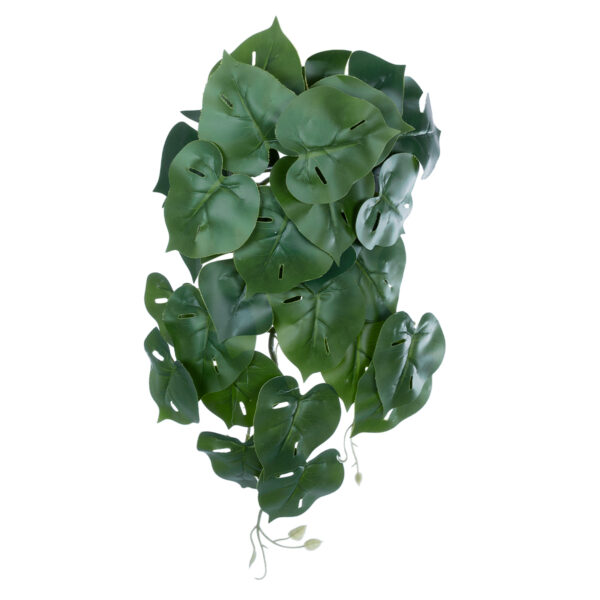 GloboStar® Artificial Garden MONSTERA HANGING PLANT 20613 - Τεχνητό Διακοσμητικό Κρεμαστό Φυτό Μονστέρα Υ45cm