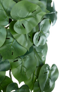 GloboStar® Artificial Garden MONSTERA HANGING PLANT 20613 – Τεχνητό Διακοσμητικό Κρεμαστό Φυτό Μονστέρα Υ45cm