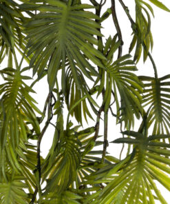GloboStar® Artificial Garden HANGING FERN 20614 Τεχνητό Διακοσμητικό Κρεμαστό Φυτό Φτέρη Μ30 x Π10 x Υ90cm