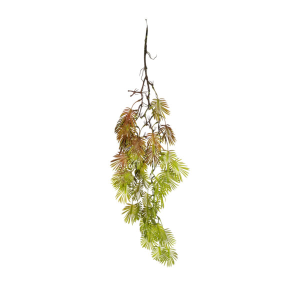 GloboStar® Artificial Garden HANGING FERN 20615 Τεχνητό Διακοσμητικό Κρεμαστό Φυτό Φτέρη Μ30 x Π10 x Υ90cm