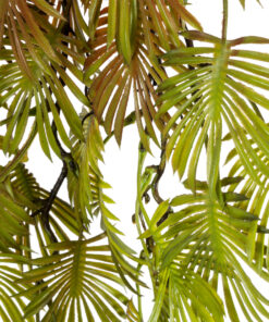 GloboStar® Artificial Garden HANGING FERN 20615 Τεχνητό Διακοσμητικό Κρεμαστό Φυτό Φτέρη Μ30 x Π10 x Υ90cm