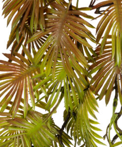 GloboStar® Artificial Garden HANGING FERN 20615 Τεχνητό Διακοσμητικό Κρεμαστό Φυτό Φτέρη Μ30 x Π10 x Υ90cm