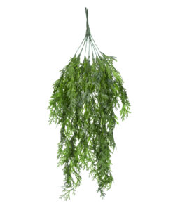 GloboStar® Artificial Garden THUJA HANGING BRANCH 20616 Τεχνητό Κρεμαστό Διακοσμητικό Κρεμαστό κλαδί Τούγιας Y82cm Σετ 2 τεμαχίων