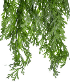 GloboStar® Artificial Garden THUJA HANGING BRANCH 20616 Τεχνητό Κρεμαστό Διακοσμητικό Κρεμαστό κλαδί Τούγιας Y82cm Σετ 2 τεμαχίων